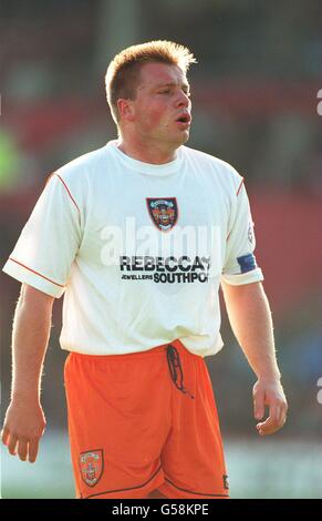 Soccer - Endsleigh League Division Two - Rotherham United v Blackpool. Andy Morrison, Blackpool Stock Photo