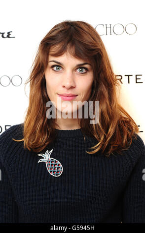 Alexa Chung arrives at the Esquire & Mr. Porter London Collections Mens Party at the Corinthia Hotel in London. PRESS ASSOCIATION Photo. Picture date: Friday June 15, 2012. Photo credit should read: Ian West/PA Wire Stock Photo