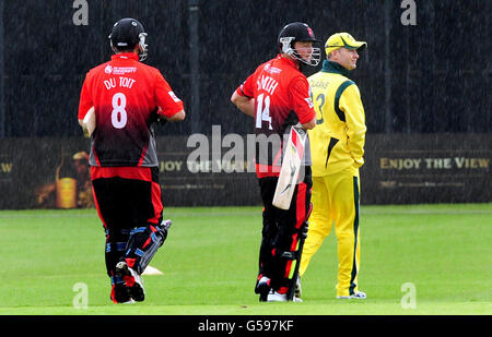 Cricket - International Tour Match - Leicestershire v Australia - Grace Road Stock Photo