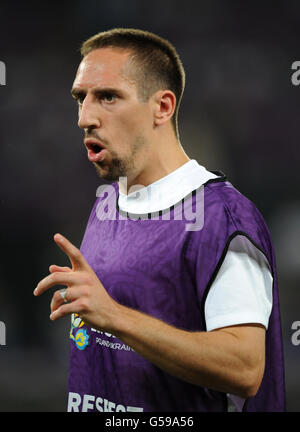 Soccer - UEFA Euro 2012 - Quarter Final - Spain v France - Donbass Arena Stock Photo