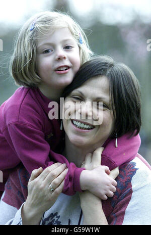 Lucy saves diabetic mother Stock Photo