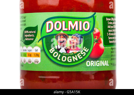 Dolmio Pasta Sauce Stock Photo - Alamy
