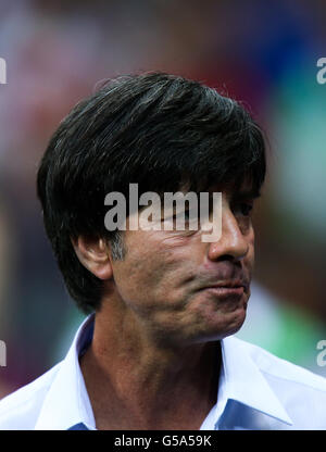 Soccer - UEFA Euro 2012 - Semi Final - Germany v Italy - National Stadium. Germany's coach Joachim Low Stock Photo