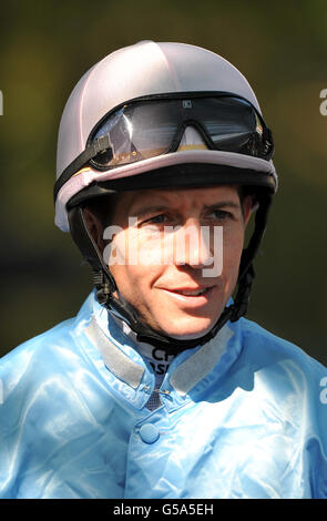 Horse Racing - Betfred Silver Bowl/Temple Stakes Day - Haydock Park. Jim Crowley, Jockey Stock Photo