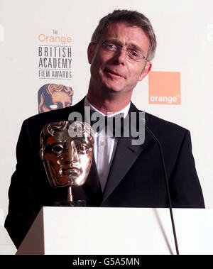 Billy Elliot director Stephen Daldry with the Alexander Korda Award for outstanding British film during The Orange British Academy Film Awards at the Odeon in London's Leicester Square. * The ceremony has been brought forward several weeks from previous years to give it a more prominent position in the film calendar. Stock Photo