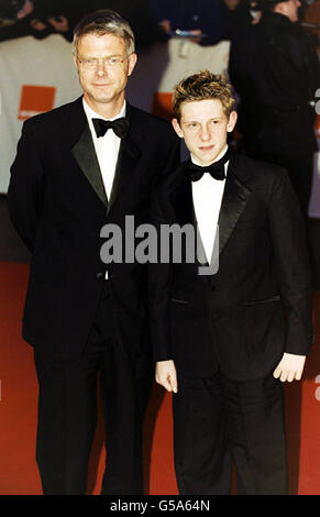 BAFTA Stephen Daldry and Jamie Bell Stock Photo