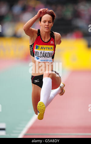 Slovak Triple Jumper, Jana Veldakova. Editorial Photo - Image of