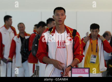 Olympics - London 2012 - Chinese Olympic Basketball Team Arrive at Heathrow Airport Stock Photo