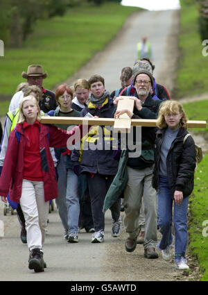 Pilgrims Stock Photo