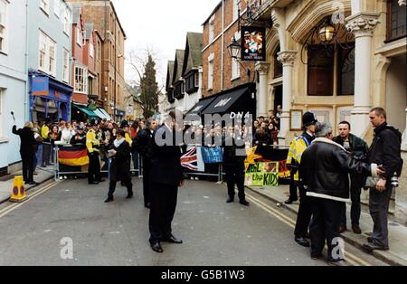 Michael Jackson Oxford crowds Stock Photo