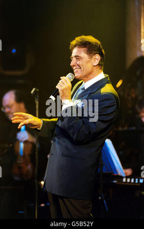 French singer Sacha Distel performing at the Cafe de Paris in Stock ...