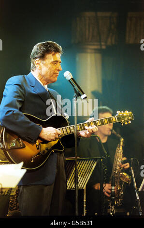 French Singer Sacha Distel Performing At The Cafe De Paris In 