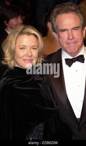 Oscars Vanity Fair Beatty Benning Stock Photo