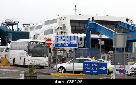 General Stock - Larne Ferry Port Stock Photo