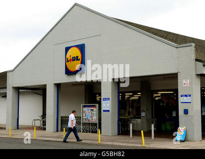 Supermarket stock Stock Photo