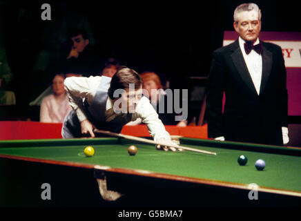 ALEX 'HURRICANE' HIGGINS : 1980 Stock Photo