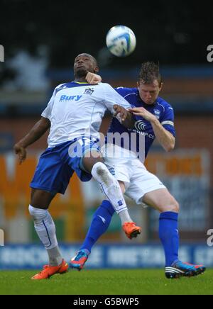 Soccer - Pre Season Friendly - Bury v Birmingham City - Gigg Lane Stock Photo