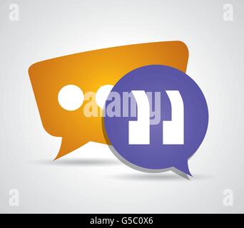 Chat speech bubbles Stock Vector