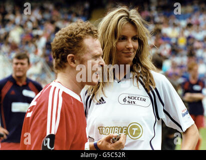 Soccer Six Lancaster Hucknall Stock Photo