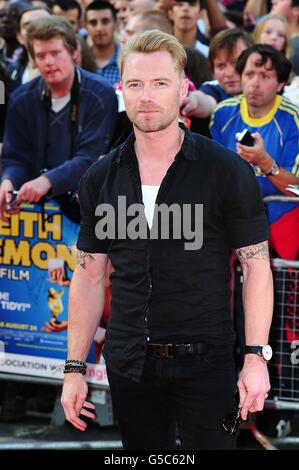 Ronan Keating arriving for the UK Premiere of Keith Lemon : The Film, at the Vue West End, London. Stock Photo