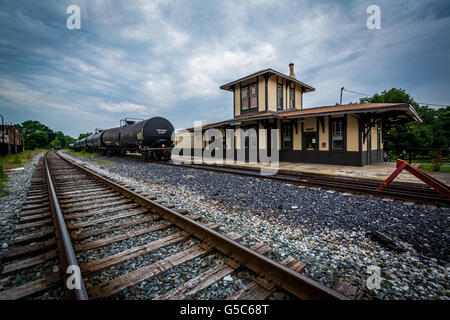 gettysburg historic station pennsylvania train adams downtown county alamy railroad usa