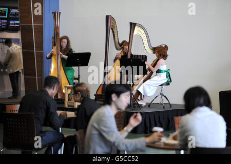 Horse Racing - Epsom Live! Last Night of the Proms, Royal Philharmonic Concert Orchestra - Epsom Downs Stock Photo