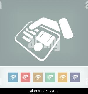 Identity card document Stock Vector