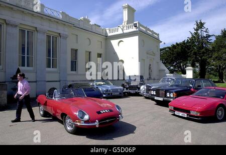 Elton John's cars Stock Photo