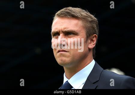 Soccer - npower Football League Championship - Birmingham City v Charlton Athletic - St Andrews. Birmingham City manager Lee Clark Stock Photo