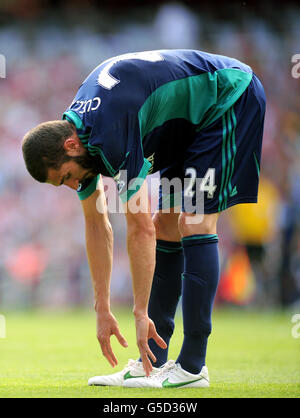 Soccer - Barclays Premier League - Arsenal v Sunderland - Emirates Stadium. Carlos Cuellar, Sunderland Stock Photo