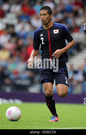 Japan's Yuhei Tokunaga during the Spain v Japan, Mens Football, First ...