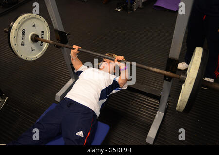 Paralympics - Team GB Athletes - Bath Sports Training Village Stock Photo