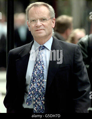 Archer leaves court Stock Photo