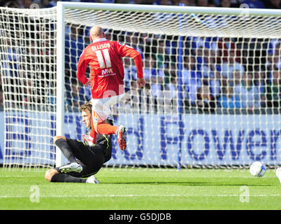 Soccer - npower Football League Two - Bristol Rovers v Morecambe - Memorial Stadium Stock Photo