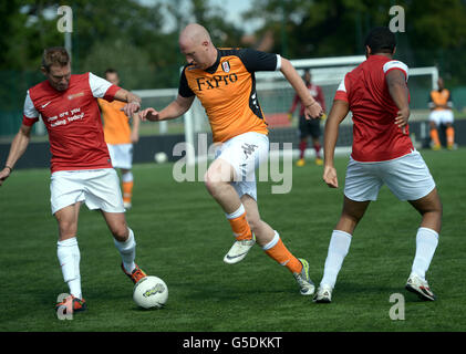 Soccer - Fulham Foundation Event. General action from the Fulham Foundation event which helps people with mental disability get back into the community through sport Stock Photo