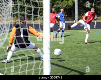 Soccer - Fulham Foundation Event. General action from the Fulham Foundation event which helps people with mental disability get back into the community through sport Stock Photo