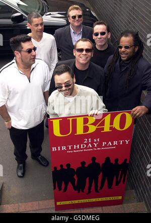 UB40 Birthday Concert Stock Photo