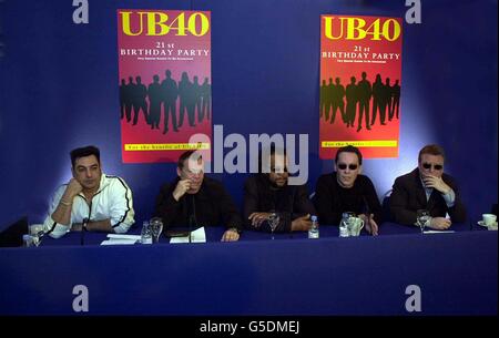 UB 40 21st Birthday Concert Stock Photo