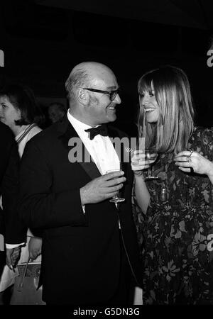 John Schlesinger and Julie Christie: 1969 Stock Photo