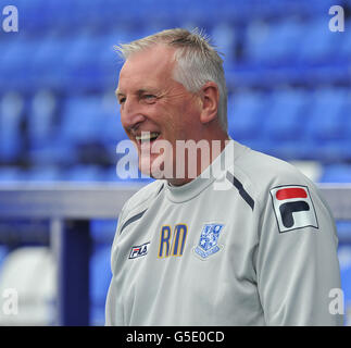 Tranmere Rovers Manager Ronnie Moore during the npower Football League One match at Prenton Park, Tranmere. Stock Photo