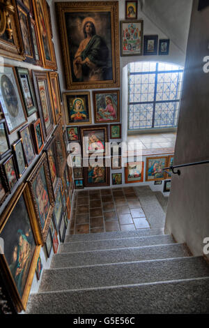 Marian images in the Pilgrimage Church of Maria Taferl, Lower Austria, Austria, Europe Stock Photo