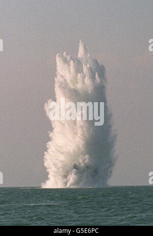 explosion, world war i, sea mine, ww1, wwi, world war one Stock Photo ...