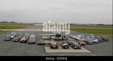 Jaguar 90th Anniversary celebrations Stock Photo