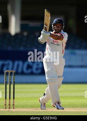 Cricket - LV County Championship - Division One - Day Four - Middlesex v Lancashire - Lords'. Ashwell Prince, Lancashire Stock Photo