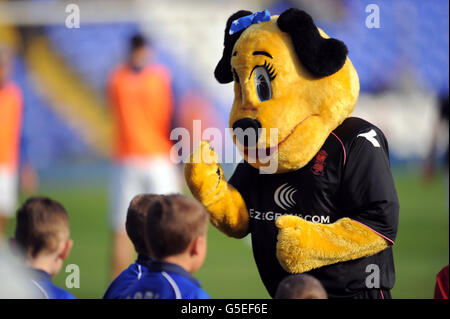 Soccer - npower Football League Championship - Birmingham City v Barnsley - St Andrews. Birmingham City mascot Belle Brummie Stock Photo