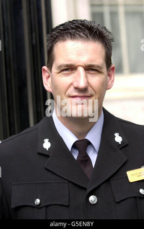 Downing St Police awards Stock Photo