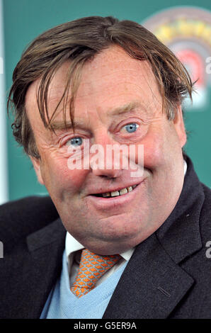 Horse Racing - The 2012 John Smith's Grand National - Day Two - Aintree Racecourse. Nicky Henderson, Trainer Stock Photo