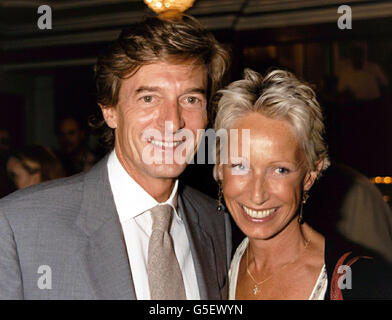 Actor Nigel Havers and his wife Polly, arrive at the Wyndham Theatre, London for the Broadway cast performance of the play Art. *14/01/04: Havers has launched a furious attack on Britain's traffic wardens, it was revealed after he was given a parking ticket while tending his cancer-stricken wife. 25/06/04: It was confirmed today, that Nigel Havers' wife Polly, aged 54, has died after a four-year battle with cancer. Stock Photo