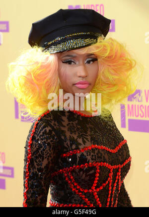 Nikki Minaj arriving at the MTV Video Music Awards at the Staples