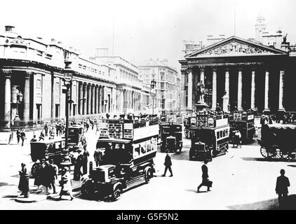 Bank of England Royal Exchange London Stock Photo